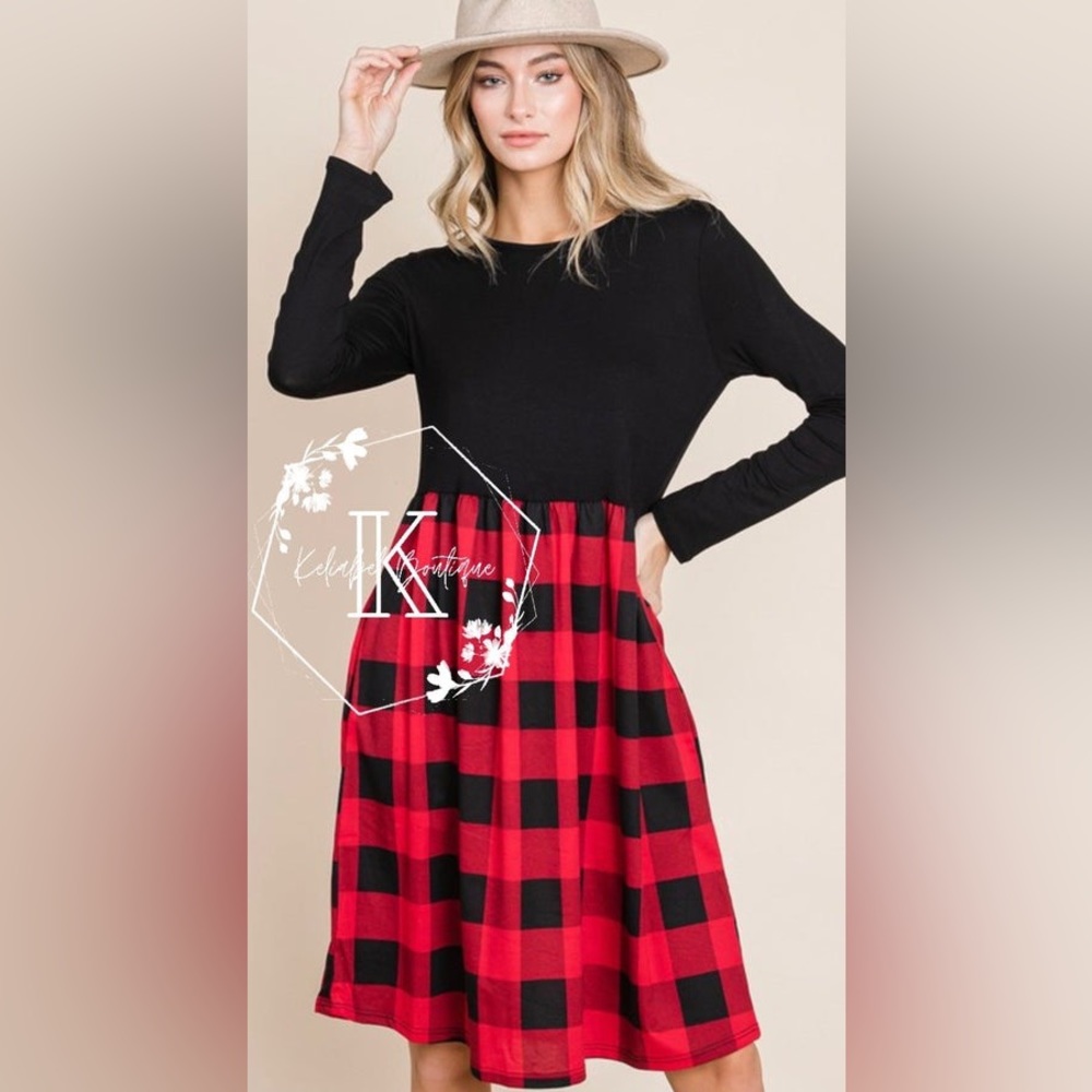 Buffalo Plaid Dress